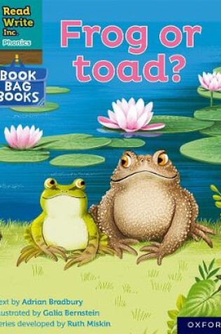 Cover of Read Write Inc. Phonics: Frog or toad? (Grey Set 7 Book Bag Book 7)