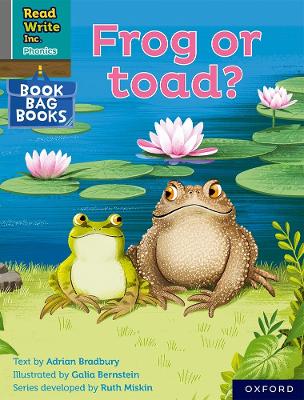 Book cover for Read Write Inc. Phonics: Frog or toad? (Grey Set 7 Book Bag Book 7)