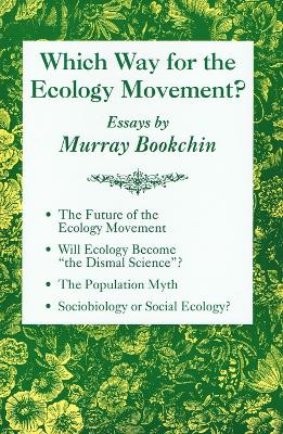 Book cover for Which Way For The Ecology Movement?