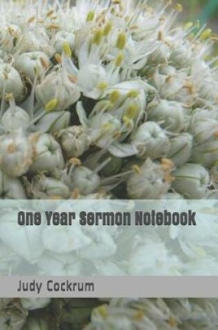 Cover of One Year Sermon Notebook