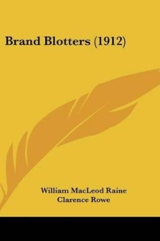 Cover of Brand Blotters (1912)