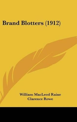 Book cover for Brand Blotters (1912)