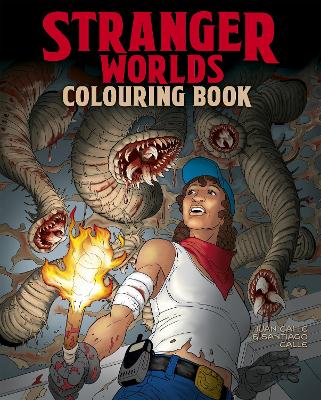 Book cover for Stranger Worlds Colouring Book