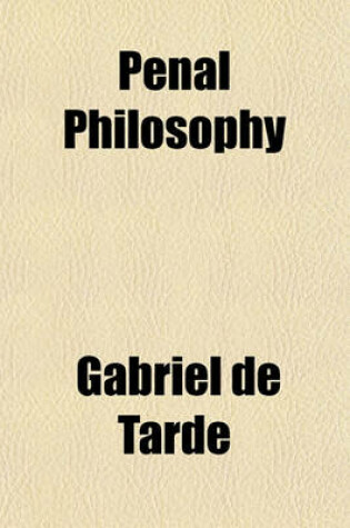 Cover of Penal Philosophy