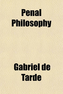 Book cover for Penal Philosophy