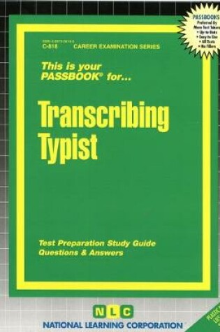 Cover of Transcribing Typist