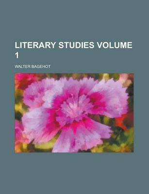 Book cover for Literary Studies Volume 1