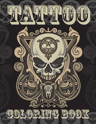 Book cover for Tattoo Coloring Book