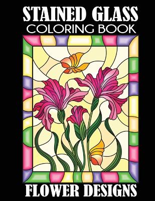 Book cover for Stained Glass Coloring Book