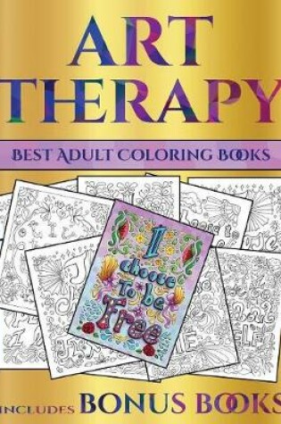 Cover of Best Adult Coloring Books (Art Therapy)