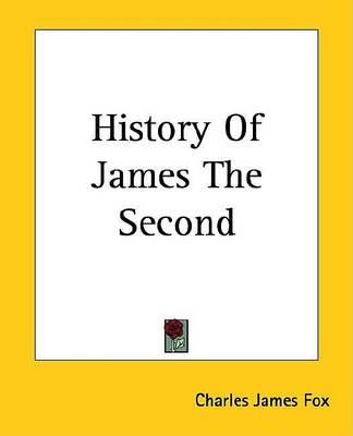 Book cover for History of James the Second