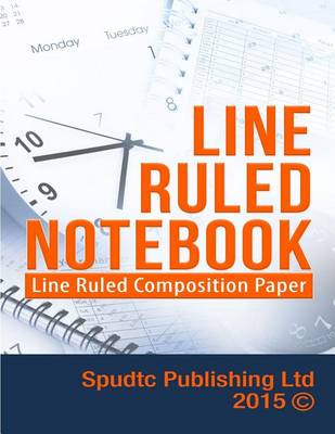 Book cover for Line Ruled Notebook