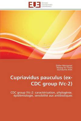 Cover of Cupriavidus Pauculus (Ex-CDC Group IVC-2)