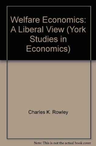 Cover of Welfare Economics