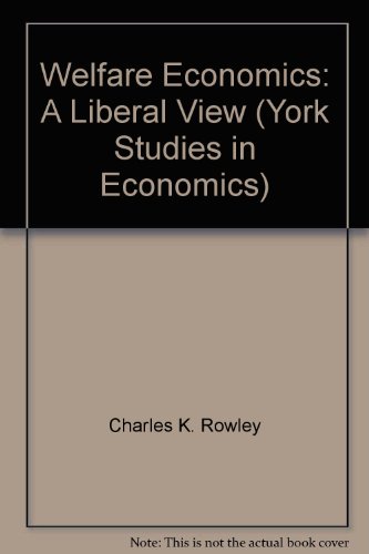 Book cover for Welfare Economics