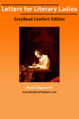 Book cover for Letters for Literary Ladies [Easyread Comfort Edition]