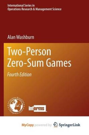 Cover of Two-Person Zero-Sum Games