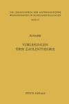 Book cover for Vorlesungen Uber Zahlentheorie