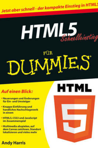 Cover of HTML5 Schnelleinstieg für Dummies