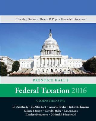 Book cover for Prentice Hall's Federal Taxation 2016 Comprehensive