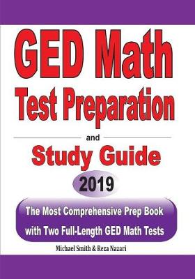 Book cover for GED Math Test Preparation and Study Guide