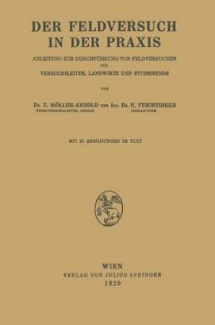 Cover of Der Feldversuch in der Praxis