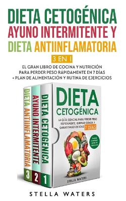 Book cover for Dieta Cetogénica, Ayuno Intermitente y Dieta Antiinflamatoria