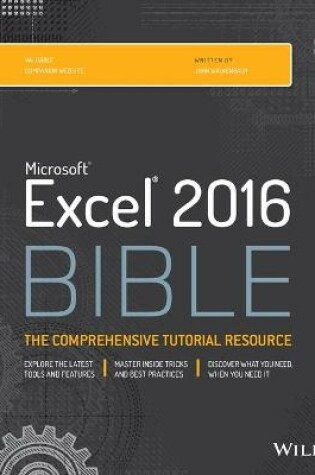 Cover of Excel 2016 Bible