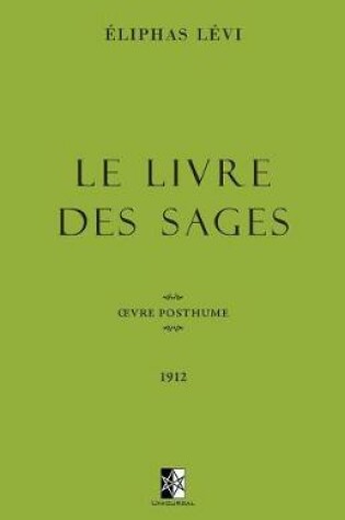 Cover of Le Livre des Sages