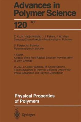 Cover of Physical Properties of Polymers