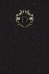Book cover for Monogram "D" Meeting Notebook