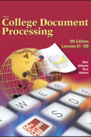 Cover of Gregg College Keyboarding and Document Processing (GDP), Lessons 61-120, Home Version, Kit 2, Word 2002