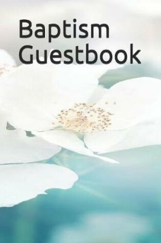 Cover of Baptism Guestbook