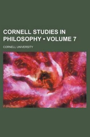 Cover of Cornell Studies in Philosophy (Volume 7)