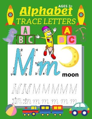 Book cover for alphabet Trace letters