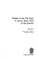 Book cover for Britain in the Far East