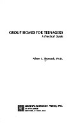 Cover of Group Homes for Teenagers