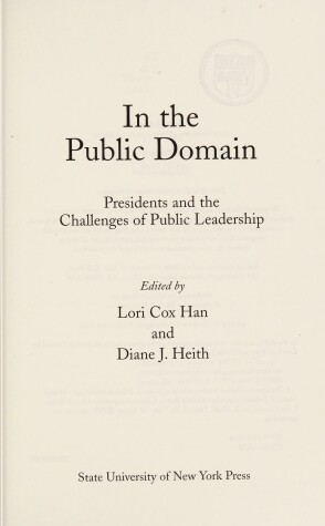 Book cover for In the Public Domain