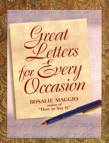 Book cover for Great Letters for Every Occasion