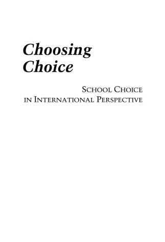Book cover for Choosing Choice