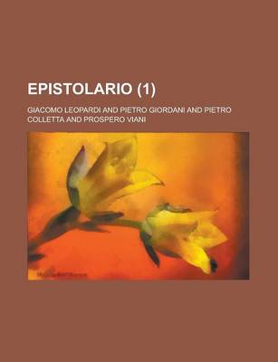 Book cover for Epistolario (1)