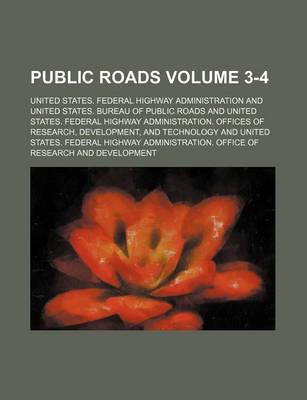 Book cover for Public Roads Volume 3-4