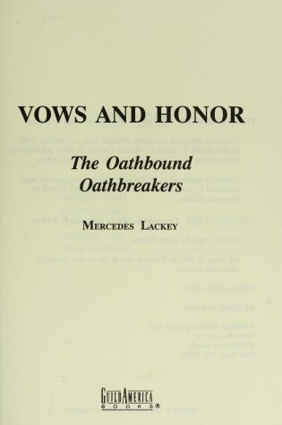 Cover of Vows and Honor