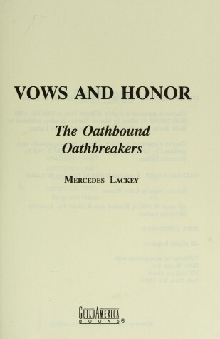 Book cover for Vows and Honor