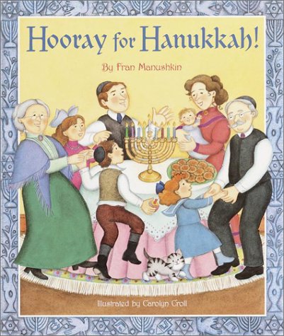 Book cover for Hooray for Hanukkah!