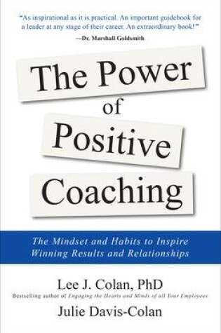 Cover of The Power of Positive Coaching: The Mindset and Habits to Inspire Winning Results and Relationships