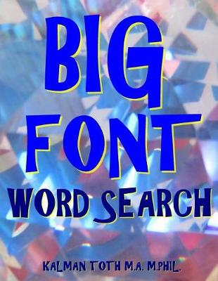 Book cover for Big Font Word Search