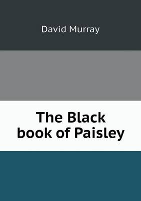 Book cover for The Black book of Paisley