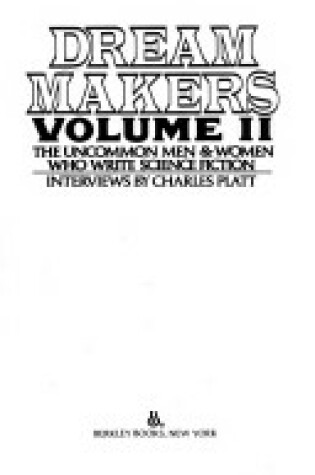 Cover of Dream Makers Volii Tr