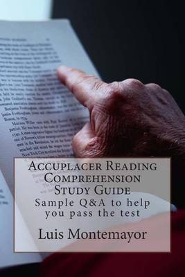 Book cover for Accuplacer Reading Comprehension Study Guide